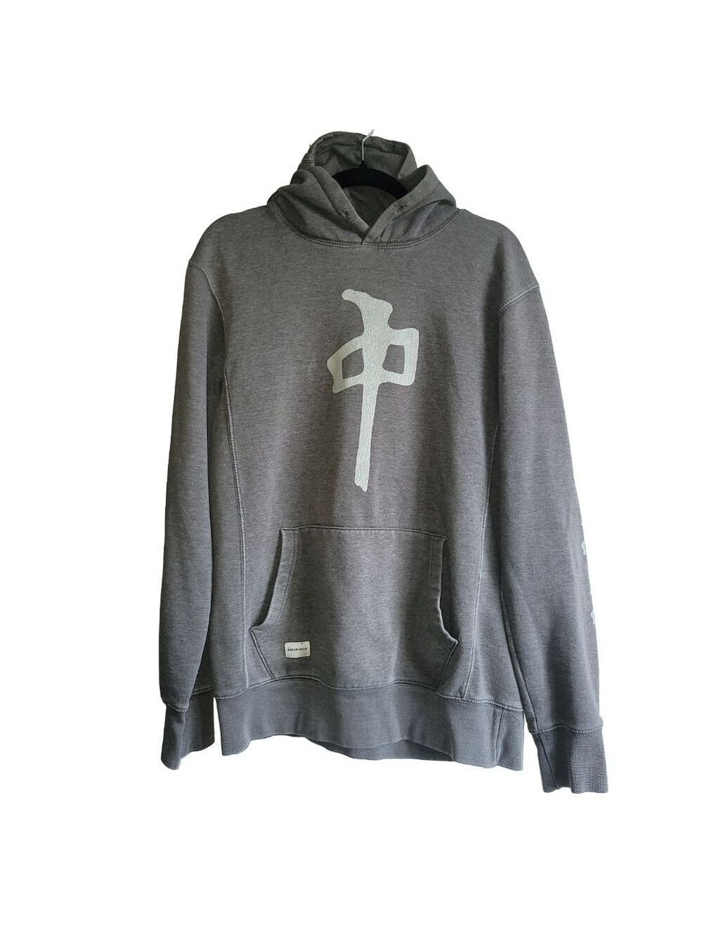 Men's Red Dragon Hoodie Gray M